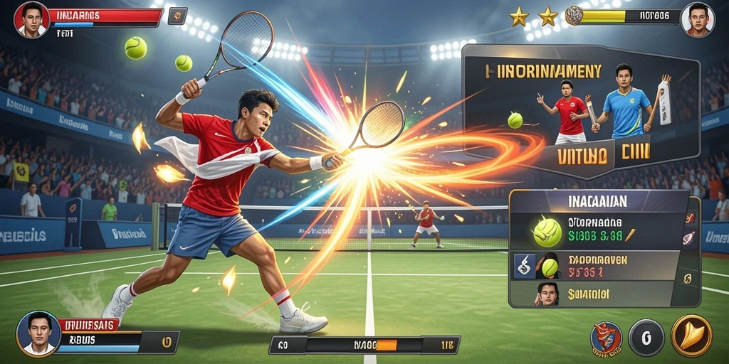 Leaderboard yang menunjukkan peringkat pemain secara real-time.